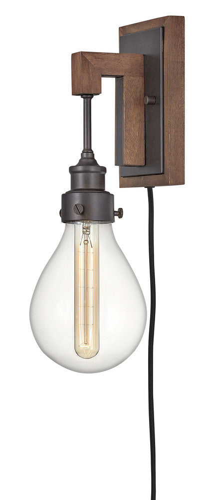 Hinkley Denton Wall Sconce Industrial Iron