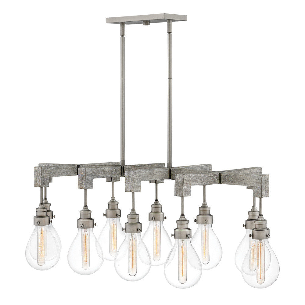 Hinkley Denton Down Chandelier Pewter