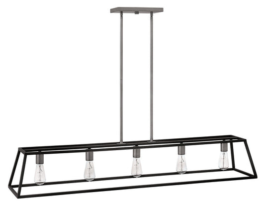 Hinkley Fulton Linear Pendant Antique Nickel