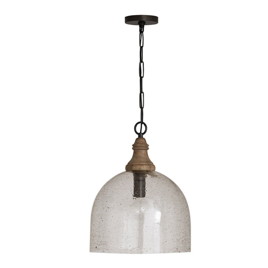 Capital Inglewood Pendant Grey Wash and Dark Pewter