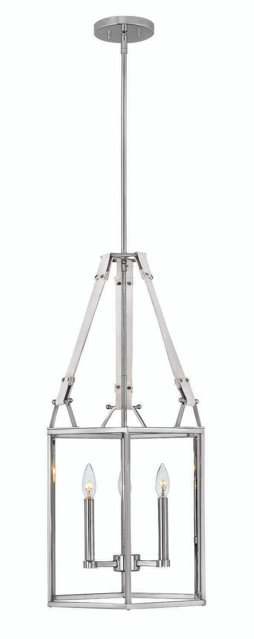 Hinkley Monroe Chandelier Polished Nickel