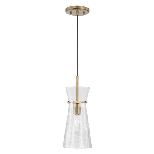 Mila Pendant - Aged Brass