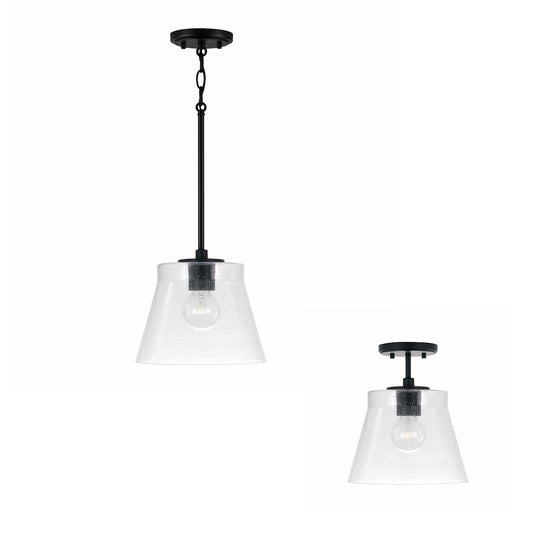 Capital Baker Pendant Matte Black