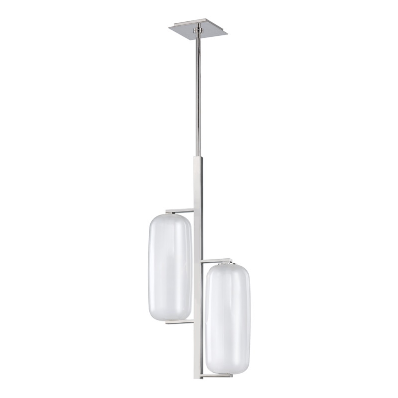 Hudson Valley Pebble Pendant Polished Nickel