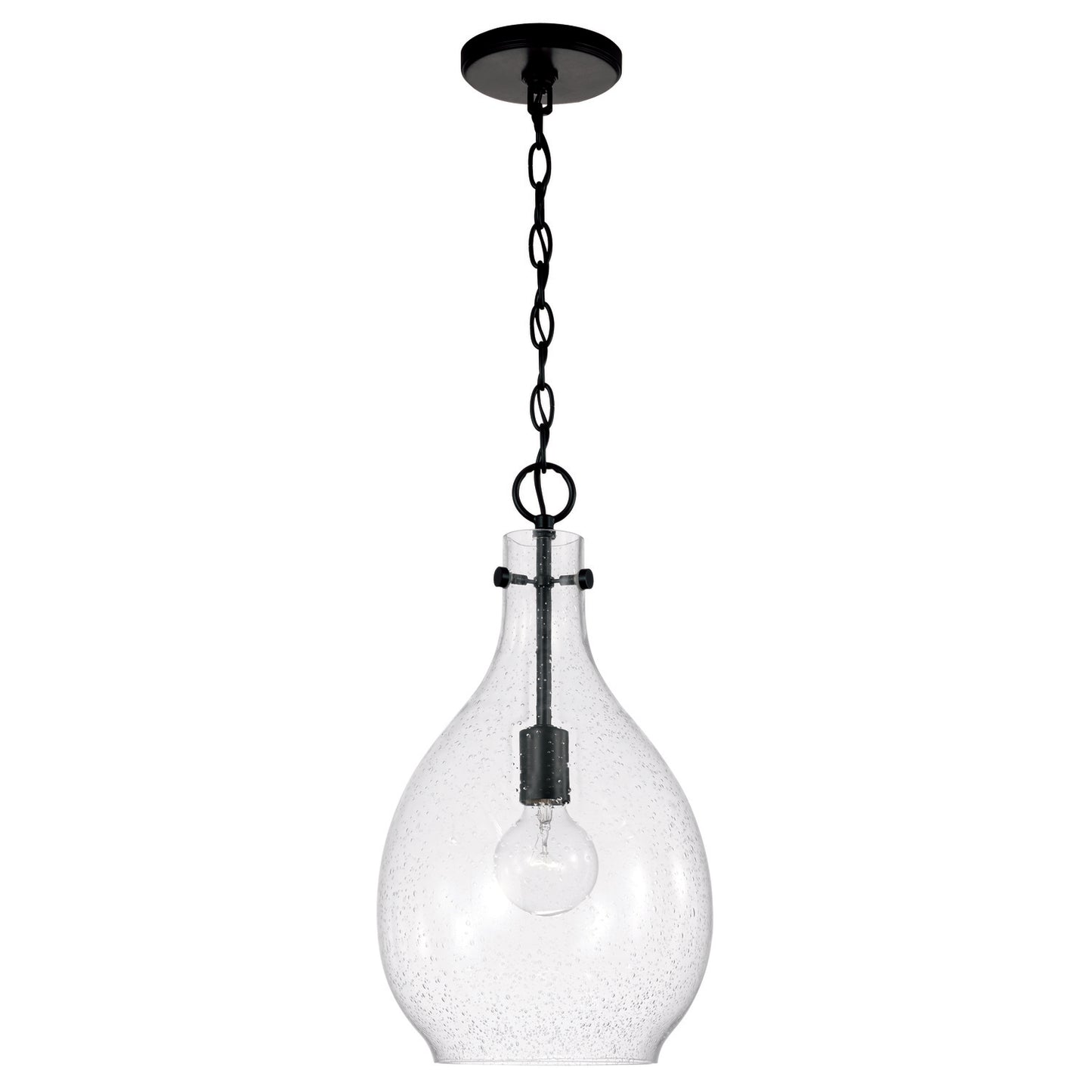 Capital Brentwood 1-Light Pendant - Matte Black