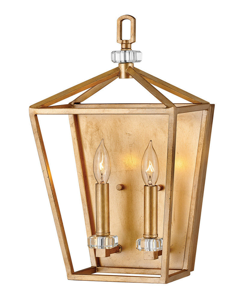 Hinkley Stinson Wall Sconce Distressed Brass