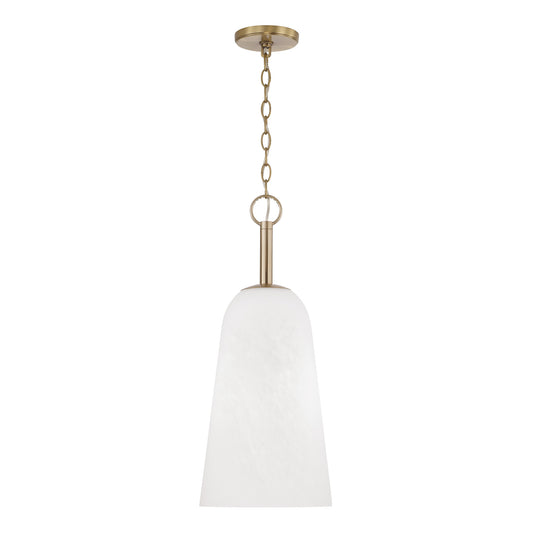 Capital Romy Pendant in Matte Brass