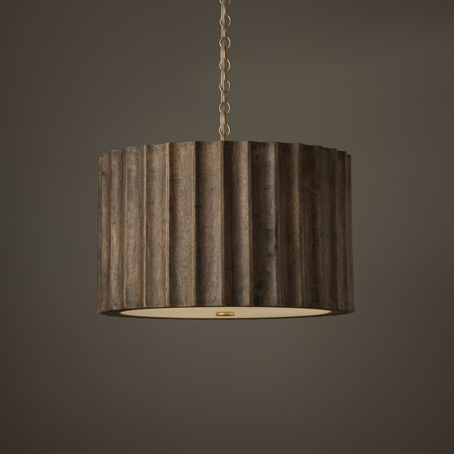 Capital Cody Medium Pendant in Matte Brass