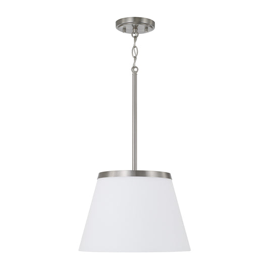 Capital Drake Pendant - Brushed Nickel