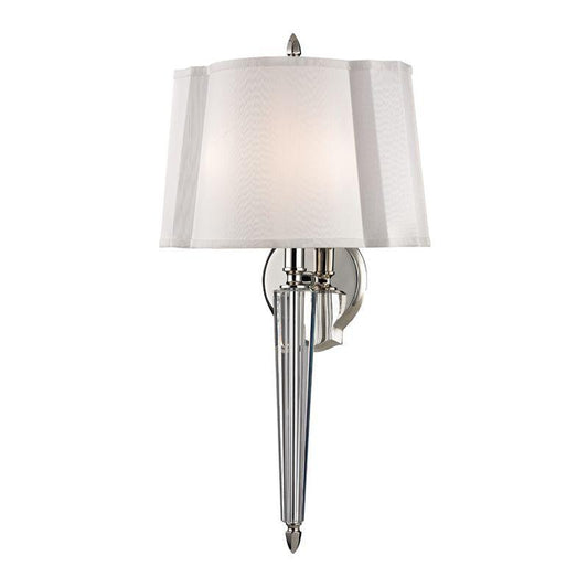 Hudson Valley Oyster Bay Wall Sconce Polished Nickel