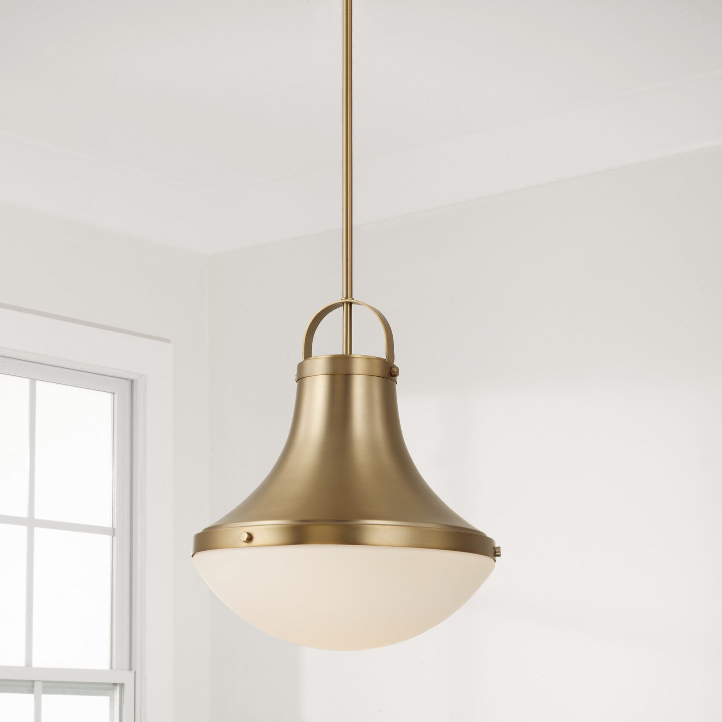 Capital Arlo Pendant in Aged Brass