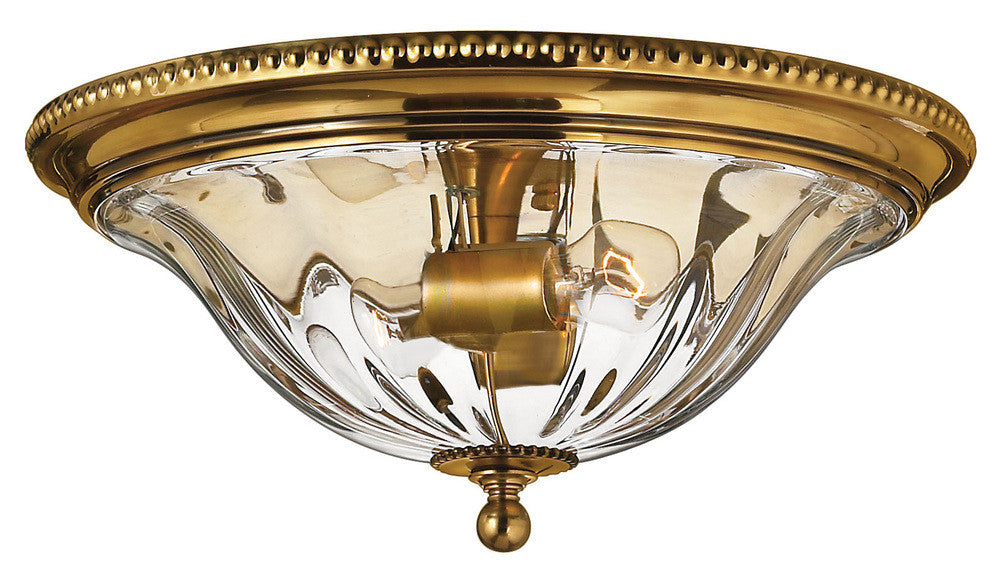 Hinkley Cambridge Flush Mount Burnished Brass