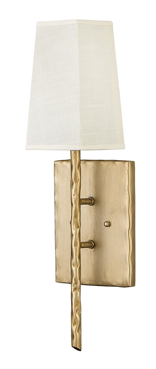 Hinkley Tress Bathroom Wall Sconce Gold, Champagne Gold