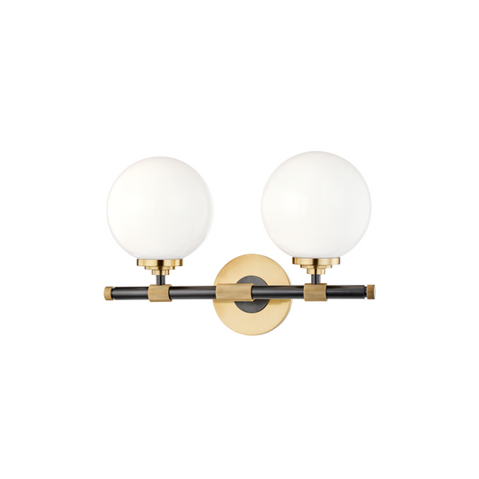 Hudson Valley Bowery Bath Vanity Light Aged Old Bronze