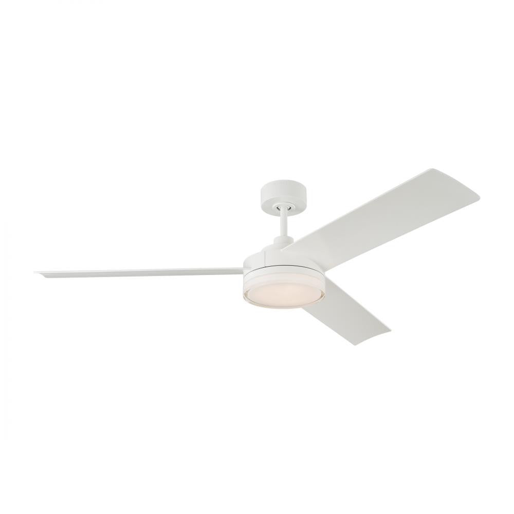 Visual Comfort Fan Cirque 56-in LED Ceiling Fan Matte White