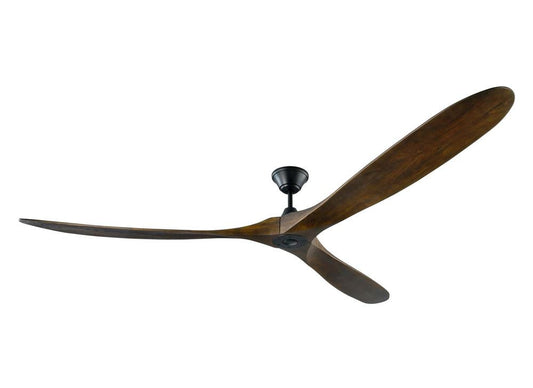 Visual Comfort Fan Maverick 88-in Ceiling Fan Matte Black