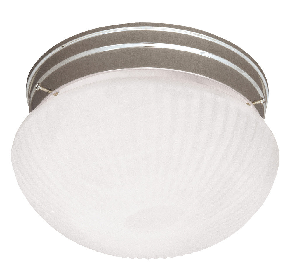 Savoy House Stella 1-Light 7-in Flush Mount Satin Nickel