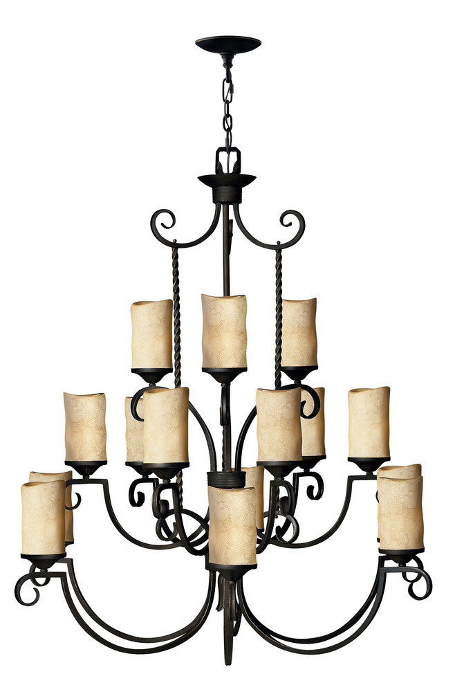 Hinkley Casa Chandelier Olde Black