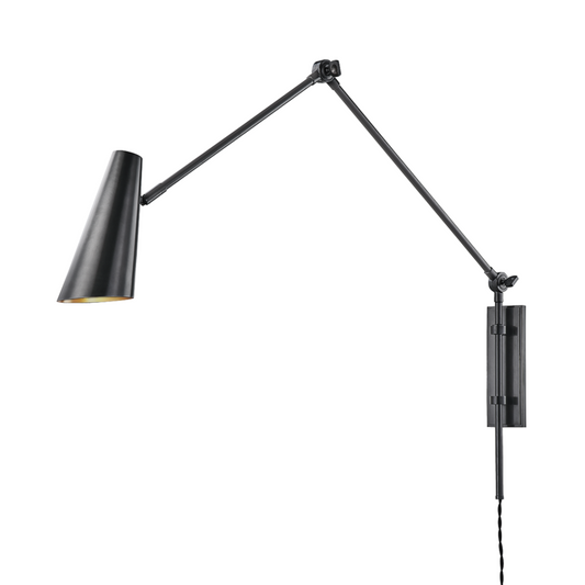 Hudson Valley Lorne Wall Sconce With Plug Old Bronze