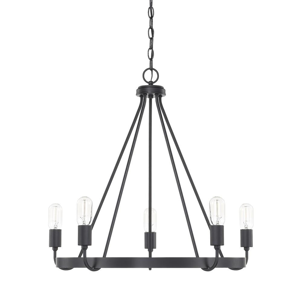 Capital Tanner Chandelier Matte Black