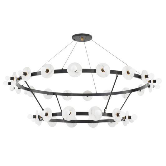 Hudson Valley Austen Chandelier Aged Old Bronze