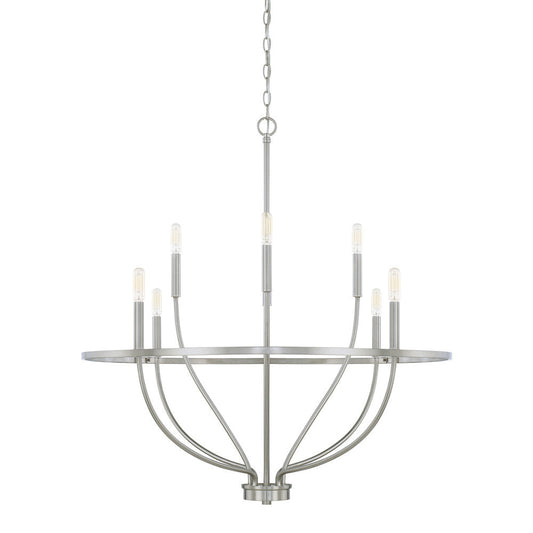 Greyson 8-Light Chandelier - Brushed Nickel
