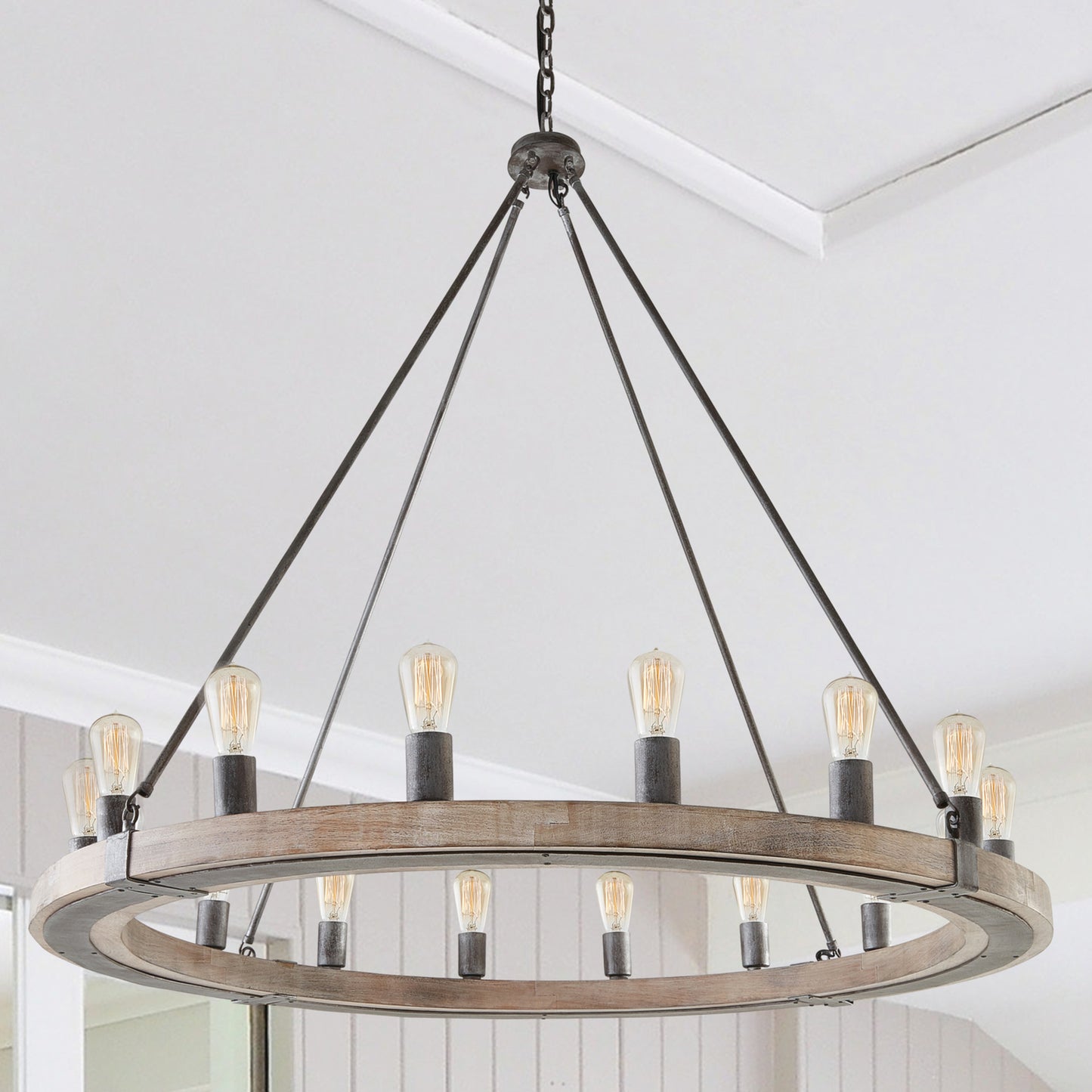 Capital Austin 16-Light Chandelier in Urban Wash