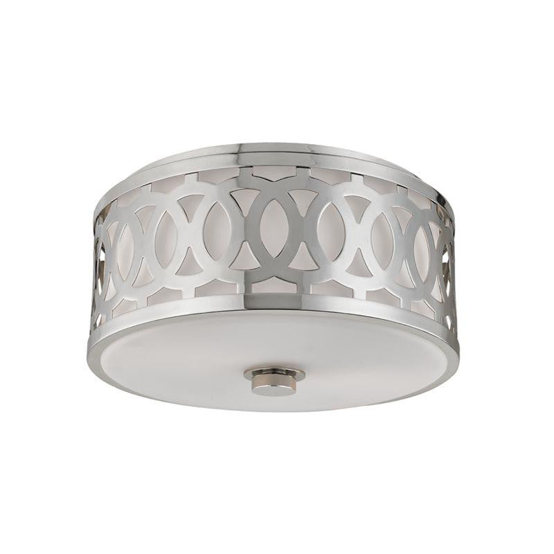 Hudson Valley Genesee Flush Mount Polished Nickel