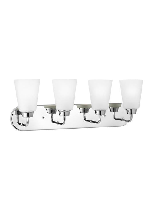 Generation Lighting Kerrville Four Light Wall / Bath Chrome