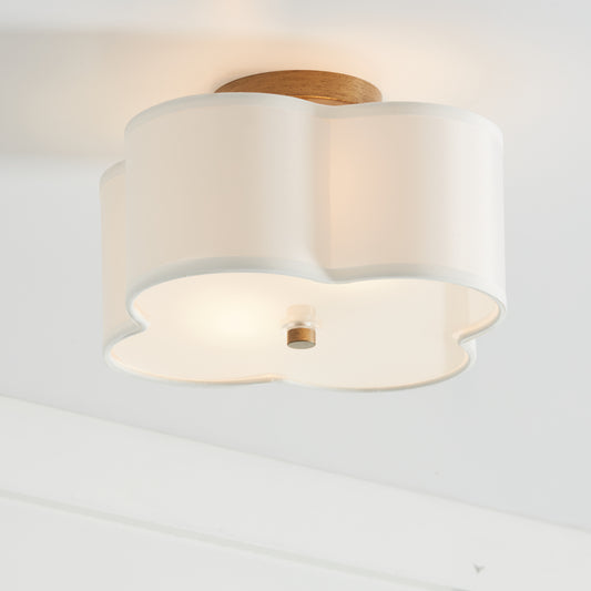 Capital Quinn Semi-Flush Mount Brushed Gold