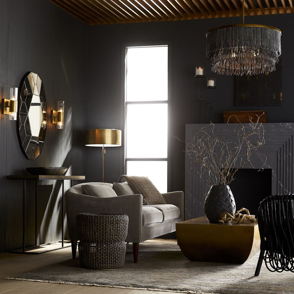 Arteriors Home Baja Chandelier Dark Gray Wash lifestyle