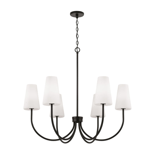 Capital Averitt Medium Chandelier - Matte Black