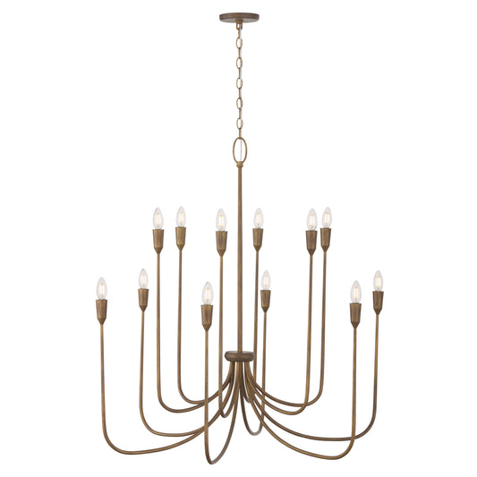 Capital Marley Grand Chandelier in Mystic Bronze