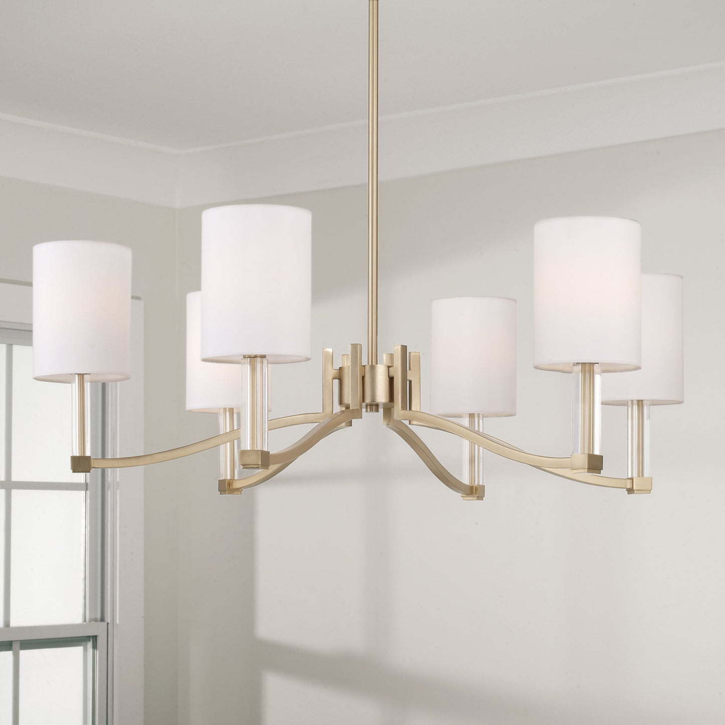 Capital Ingrid Large Chandelier in Matte Brass
