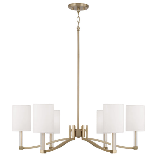Capital Ingrid Large Chandelier in Matte Brass