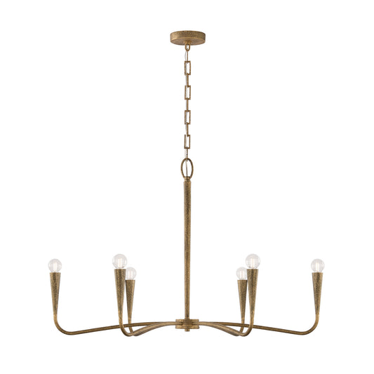 Capital Savari Large Chandelier in Artisan Gold