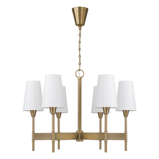 Capital Leland Medium Chandelier in Aged Brass