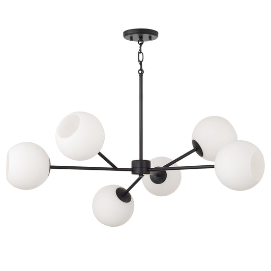 Capital Atlas Chandelier - Matte Black