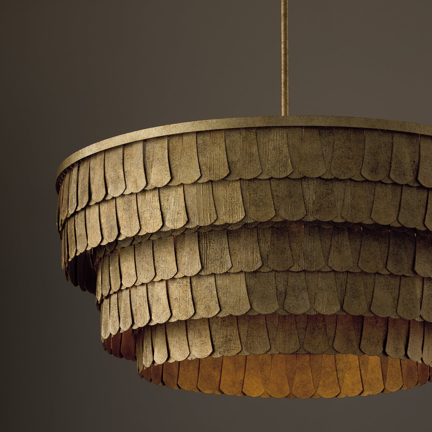 Capital Arden Chandelier in Ancestral Gold