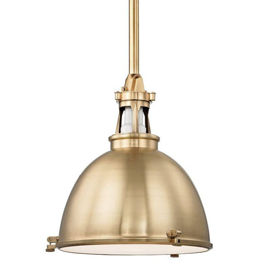 Hudson Valley Massena Pendant Aged Brass