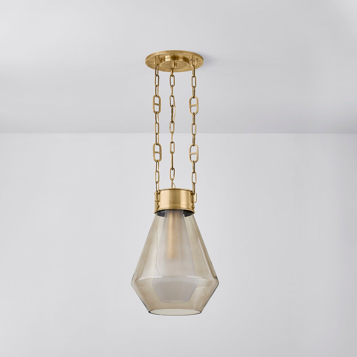 Corbett Tragus Pendant Vintage Brass Detail 2