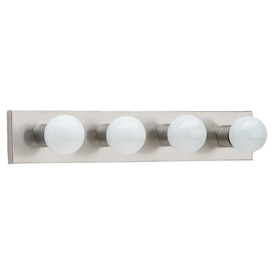 Generation Lighting Center Stage Four Light Wall / Bath Brushed Stainless