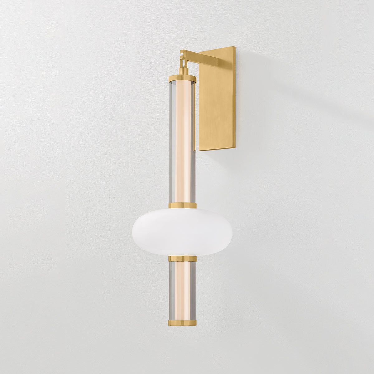 Corbett Corbin Wall Sconce Vintage Brass Detail 3
