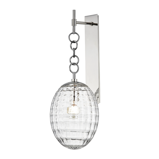 Hudson Valley Venice Wall Sconce Polished Nickel