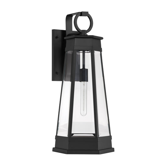 Payne 1-Light Outdoor Wall Lantern - Matte Black