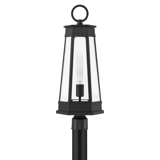 Payne 1-Light Outdoor Post Lantern - Matte Black