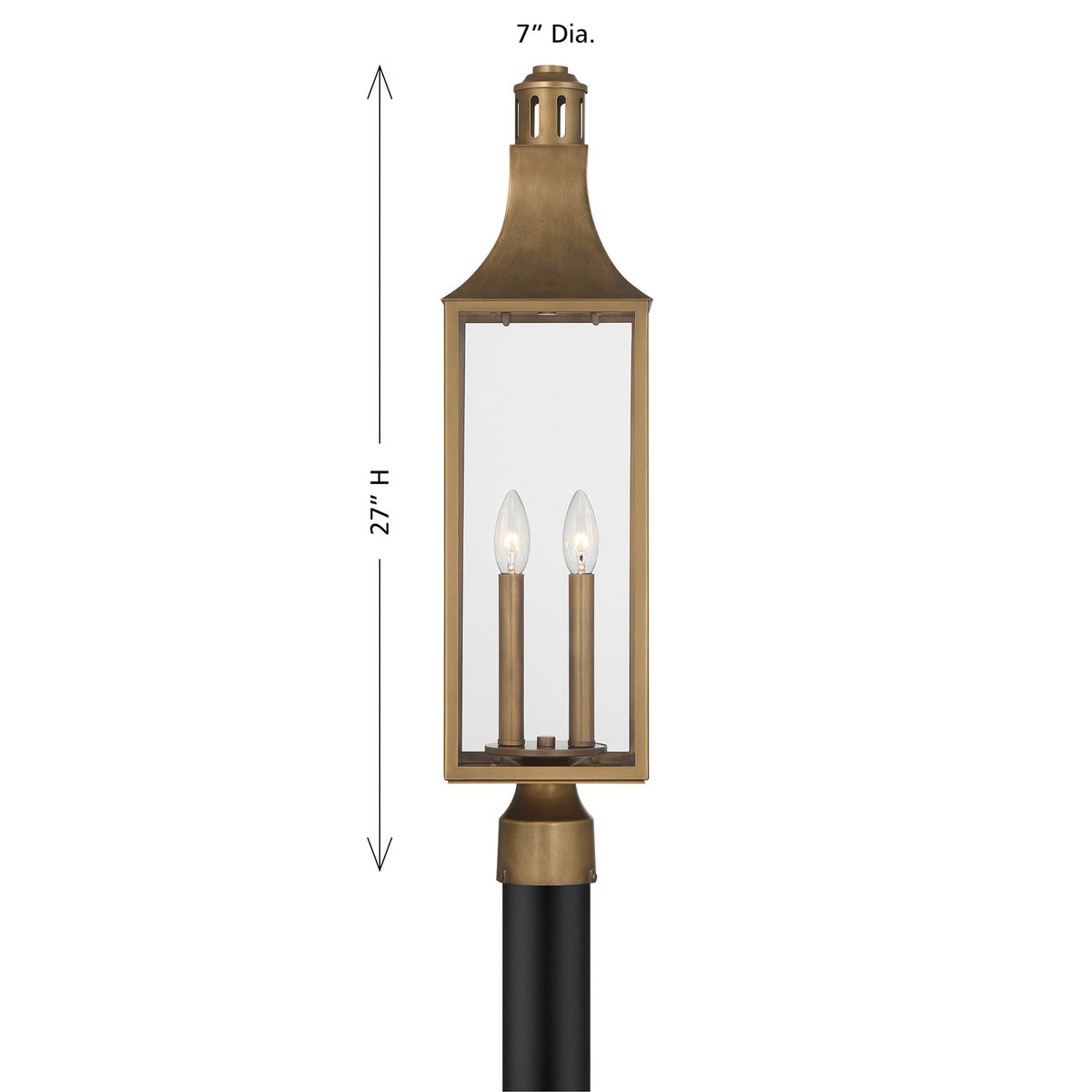 Savoy House Lancaster 2-Light Outdoor Post Lantern - alternate view
