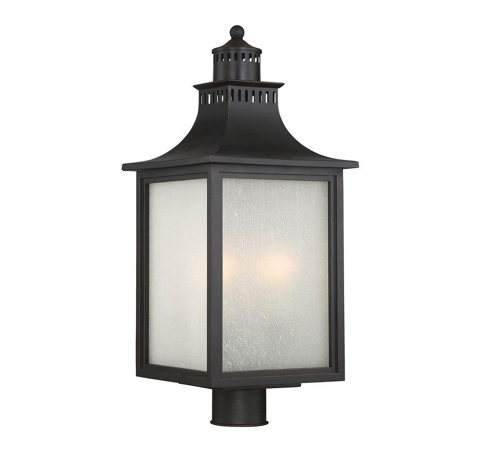 Savoy House Monte Grande 3-Light Outdoor Post Lantern English Bronze