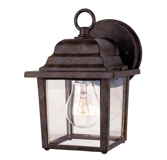 Savoy House Exterior 8.25-in Outdoor Wall Mount Lantern Rustic Bronze
