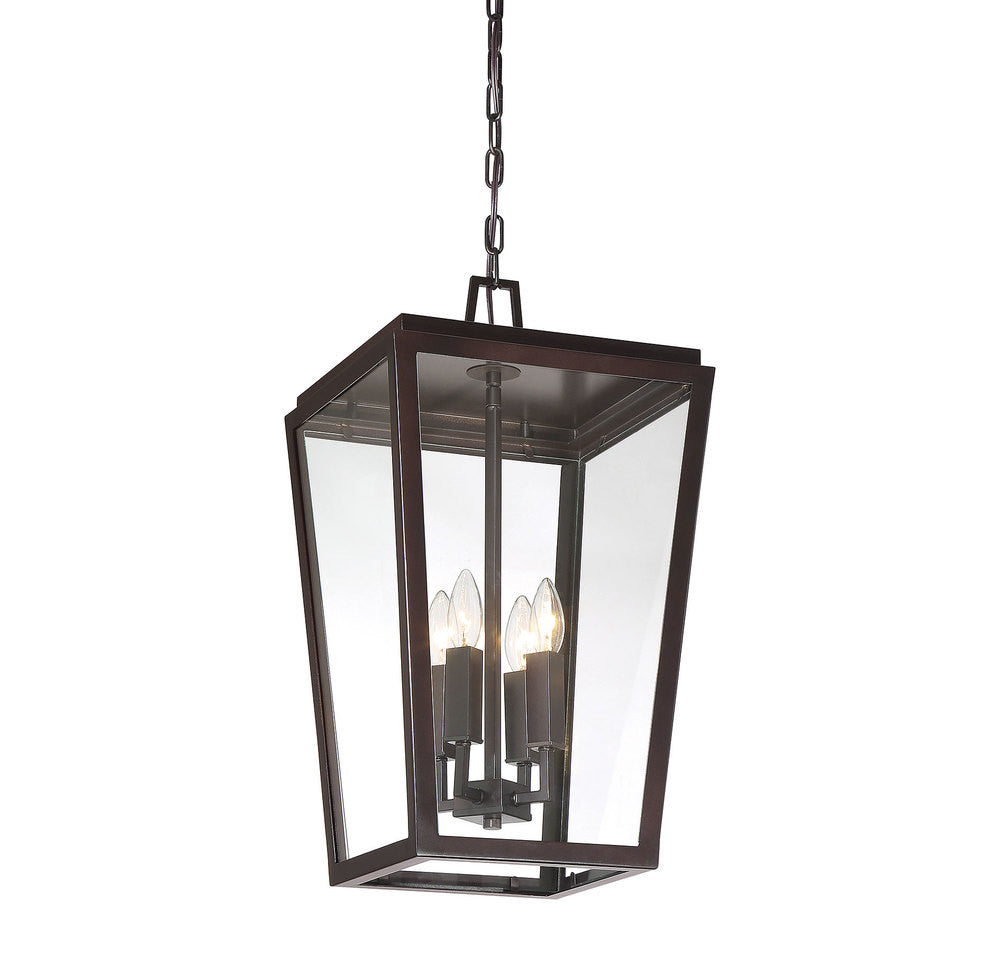 Savoy House Milton 4-Light Outdoor Hanging Lantern English Bronze